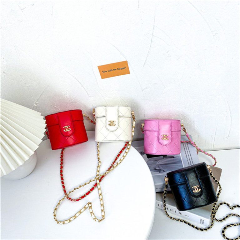 CCCC Replica Chanel Children Solid Color Bucket Bag