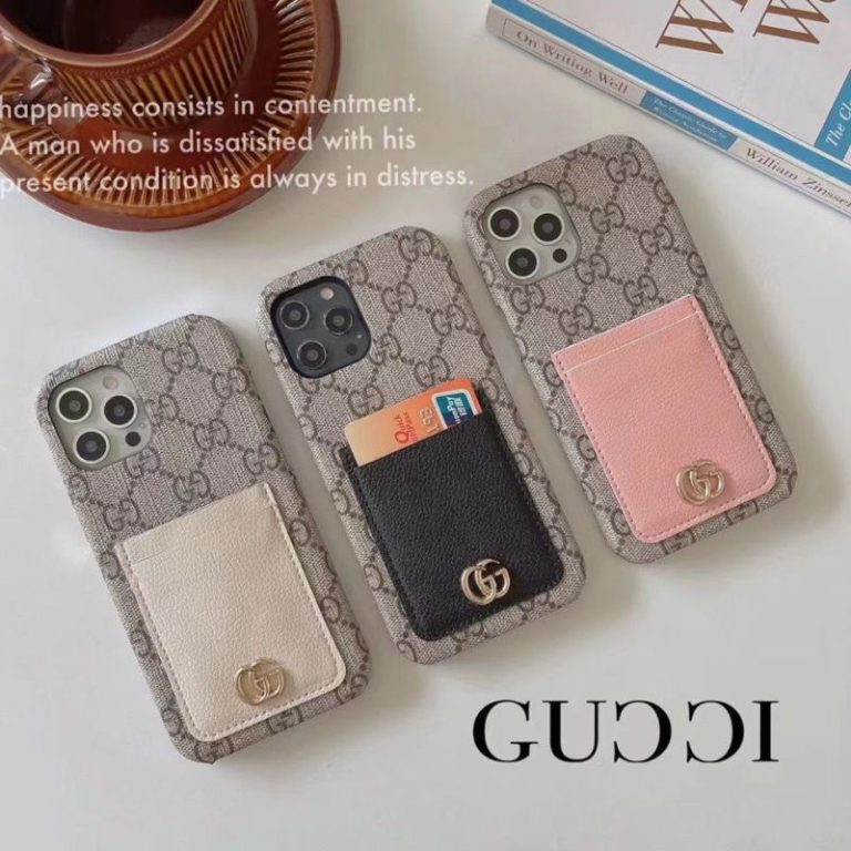European And American Big-Name G Home Card Is Suitable For IPhone12Pro Mobile Phone Shell Half-Pack XR Leather 7 Fashion Trendy Female 8Plus