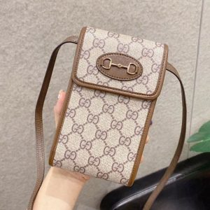 Horsebit Mobile Phone Bag Messenger Bag Shoulder Bag Coin Purse Portable Small Bag Ins Recommended All-Match Unisex